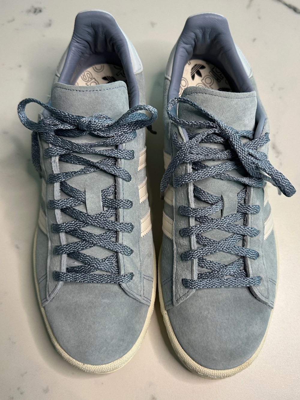 Adidas Campus 80s GX7340 Light Blue Suede Sneakers M7.5/W8.5